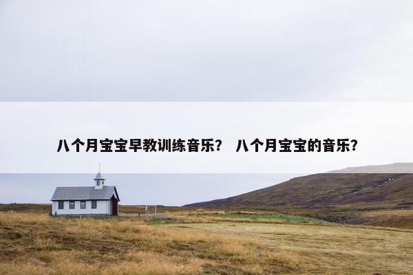 八个月宝宝早教训练音乐？ 八个月宝宝的音乐？
