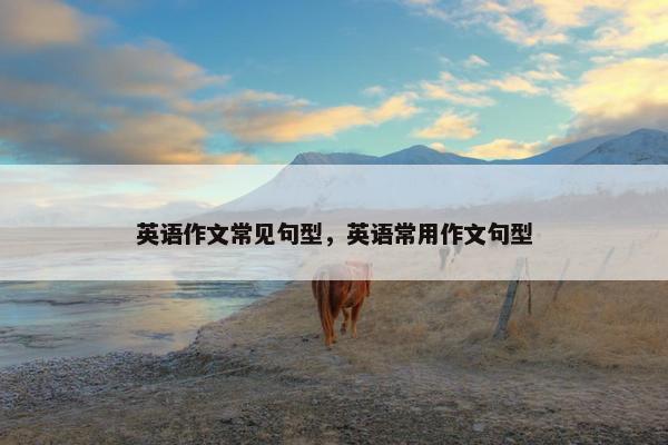 英语作文常见句型，英语常用作文句型