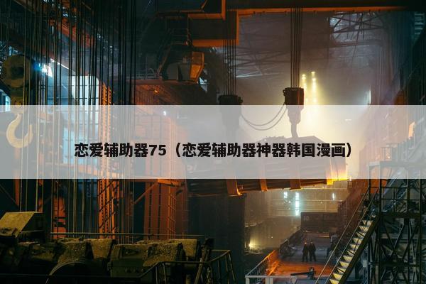 恋爱辅助器75（恋爱辅助器神器韩国漫画）
