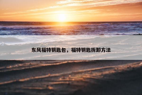 东风福特钥匙包，福特钥匙拆卸方法