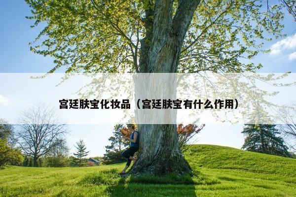 宫廷肤宝化妆品（宫廷肤宝有什么作用）