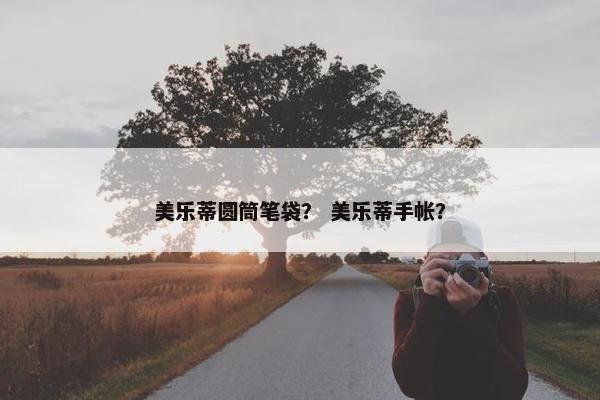 美乐蒂圆筒笔袋？ 美乐蒂手帐？