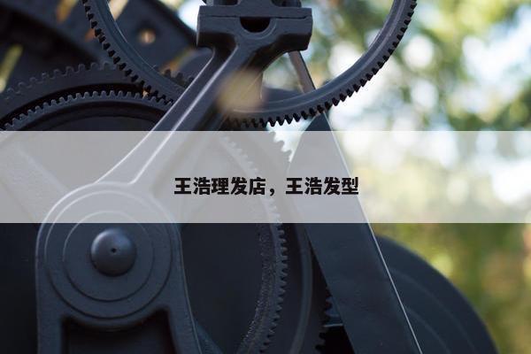 王浩理发店，王浩发型
