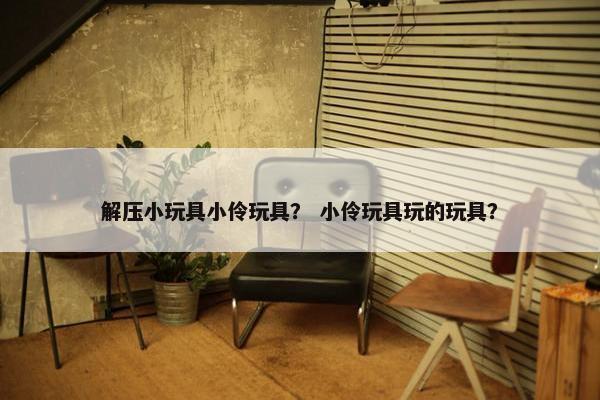 解压小玩具小伶玩具？ 小伶玩具玩的玩具？