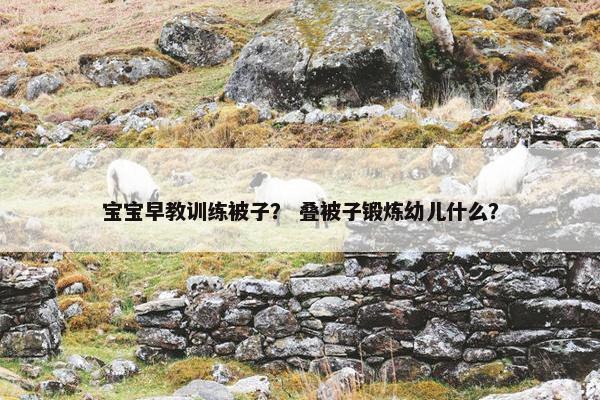 宝宝早教训练被子？ 叠被子锻炼幼儿什么？