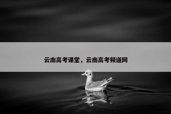 云南高考课堂，云南高考频道网
