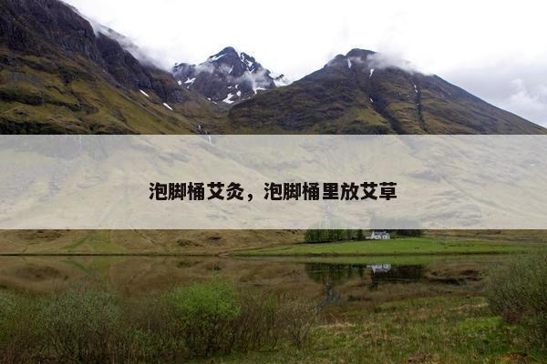 泡脚桶艾灸，泡脚桶里放艾草
