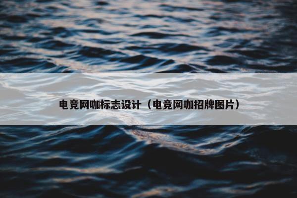 电竞网咖标志设计（电竞网咖招牌图片）