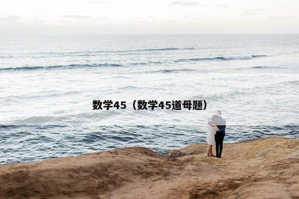 数学45（数学45道母题）