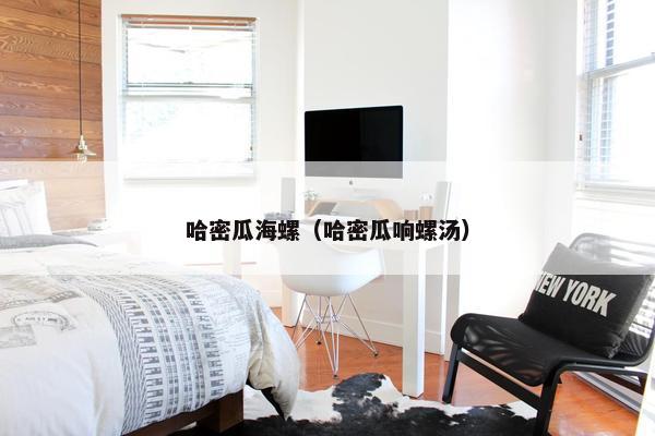 哈密瓜海螺（哈密瓜响螺汤）