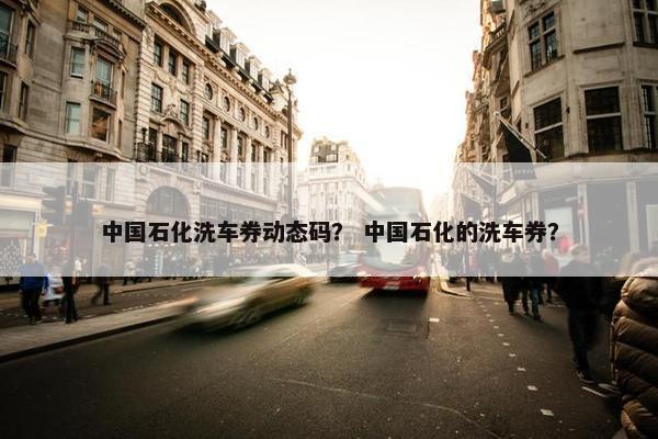 中国石化洗车券动态码？ 中国石化的洗车券？