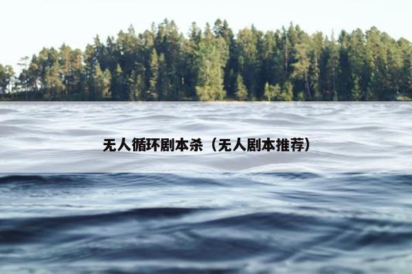 无人循环剧本杀（无人剧本推荐）