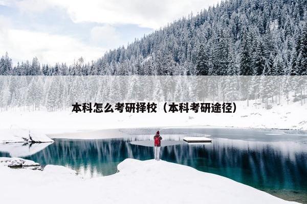 本科怎么考研择校（本科考研途径）