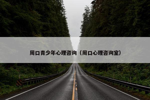 周口青少年心理咨询（周口心理咨询室）