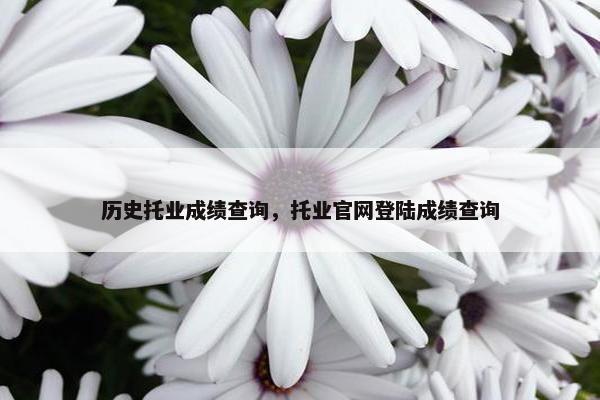 历史托业成绩查询，托业官网登陆成绩查询
