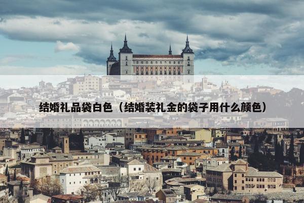 结婚礼品袋白色（结婚装礼金的袋子用什么颜色）