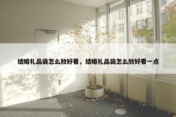 结婚礼品袋怎么放好看，结婚礼品袋怎么放好看一点