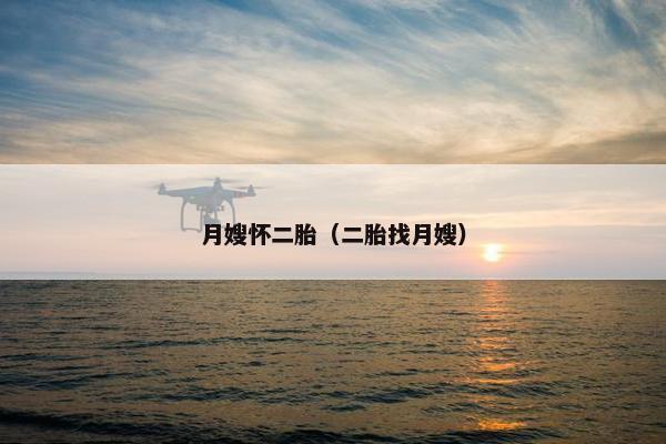 月嫂怀二胎（二胎找月嫂）