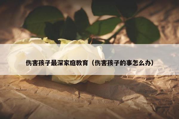 伤害孩子最深家庭教育（伤害孩子的事怎么办）