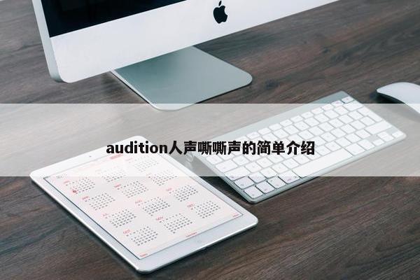 audition人声嘶嘶声的简单介绍