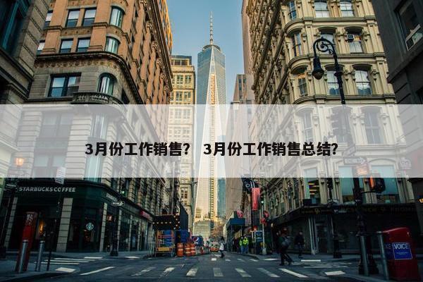 3月份工作销售？ 3月份工作销售总结？