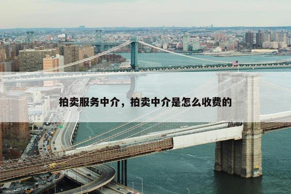 拍卖服务中介，拍卖中介是怎么收费的
