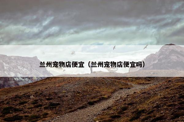 兰州宠物店便宜（兰州宠物店便宜吗）