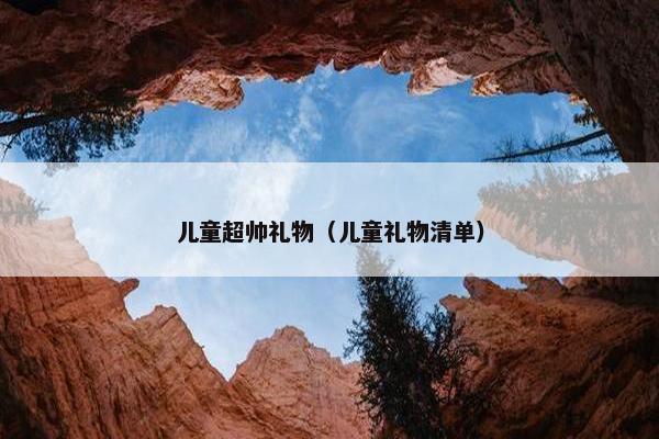 儿童超帅礼物（儿童礼物清单）